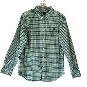 Chaps Boys Plaid Oxford Shirt